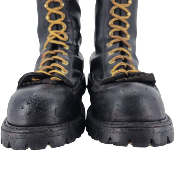 White's Hathorn Boots Men 10.5 Black Leather Work Boots USA Explorer Firefighter - Picture 13 of 16